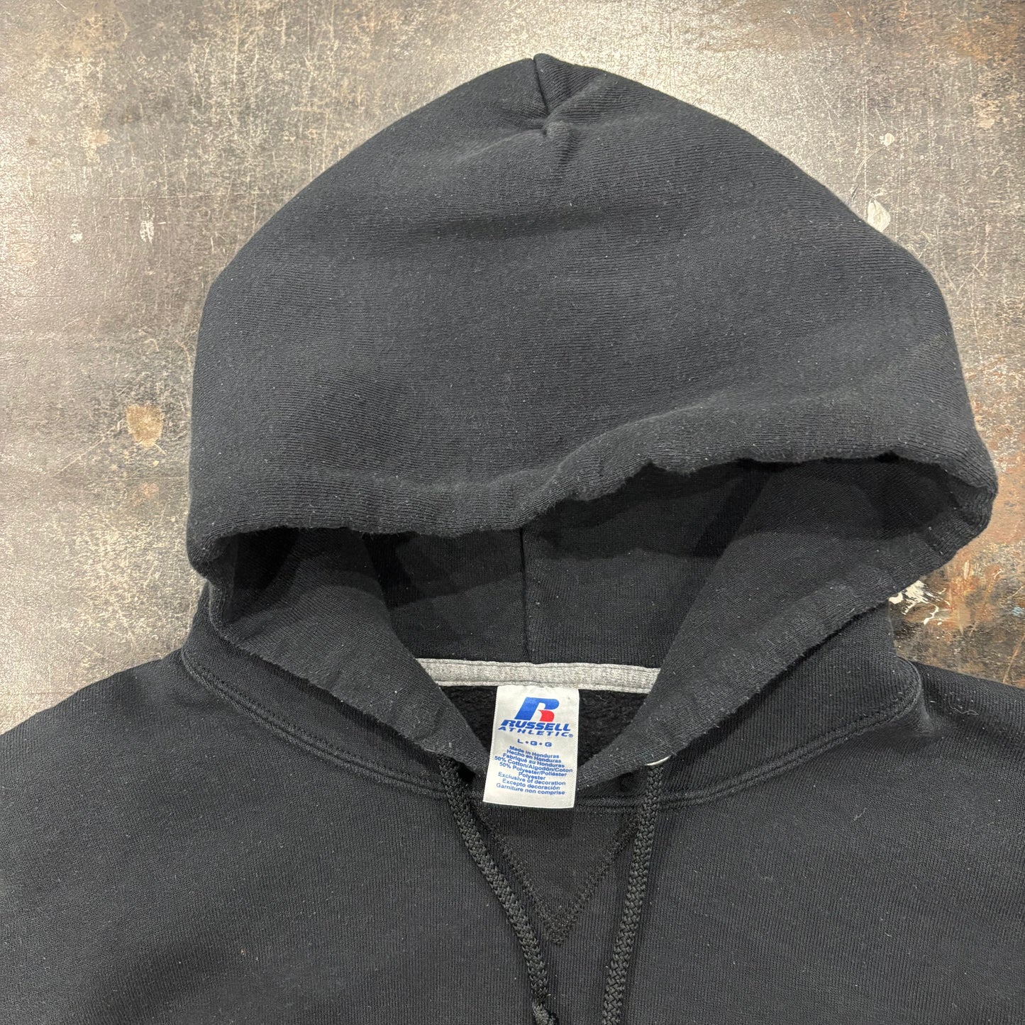 00's Russell Athletic ラッセル フーディー 黒 (L) /B2919S-SO