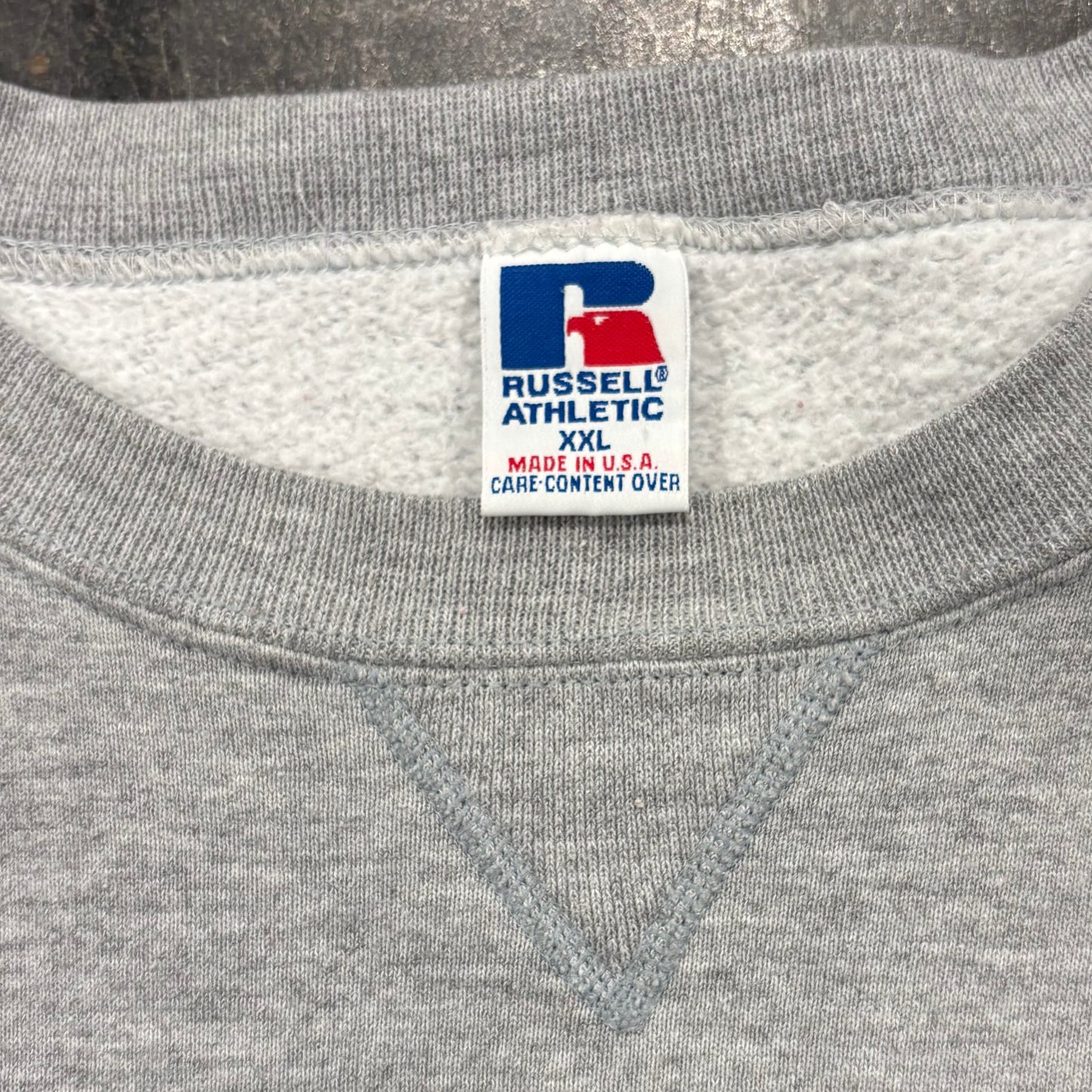 90's Russell Athletic ラッセル UNIVERSITY CALIFORNIA LOS ANGELES カレッジ スウェット グレー (XXL) /A8447S-SO