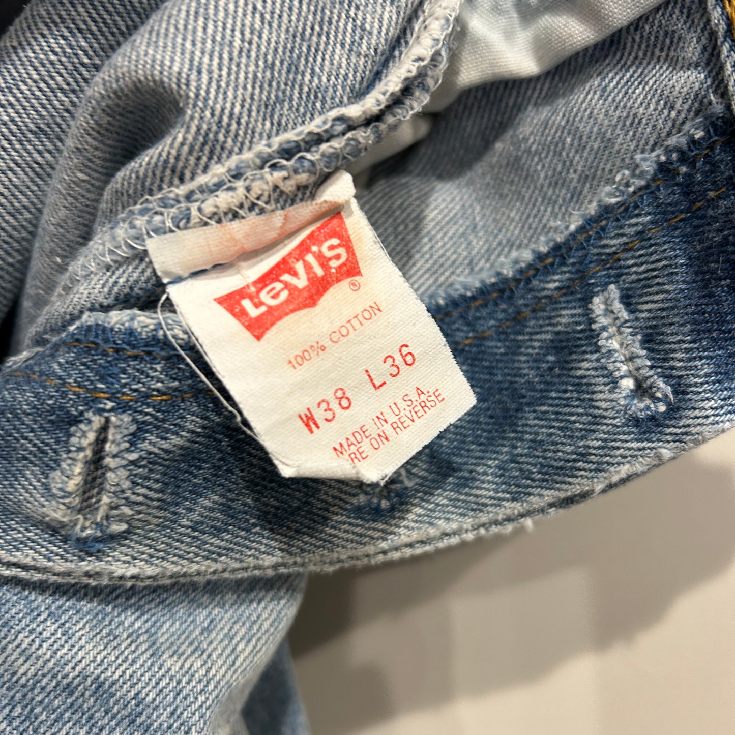 90's Levi's 501 リーバイス デニムパンツ USA製 青 (38×36)/A9706P-SO
