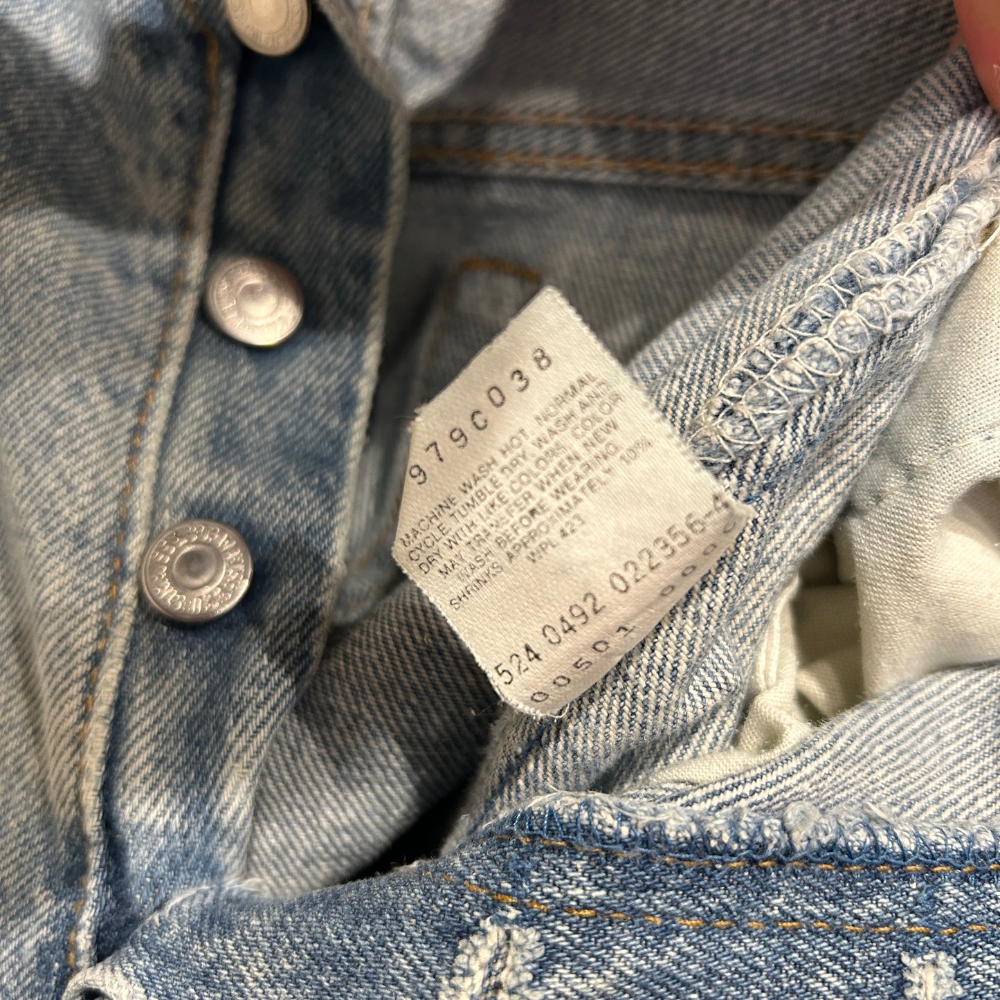 90's Levi's 501 リーバイス デニムパンツ USA製 青 (38×36)/A9706P-SO