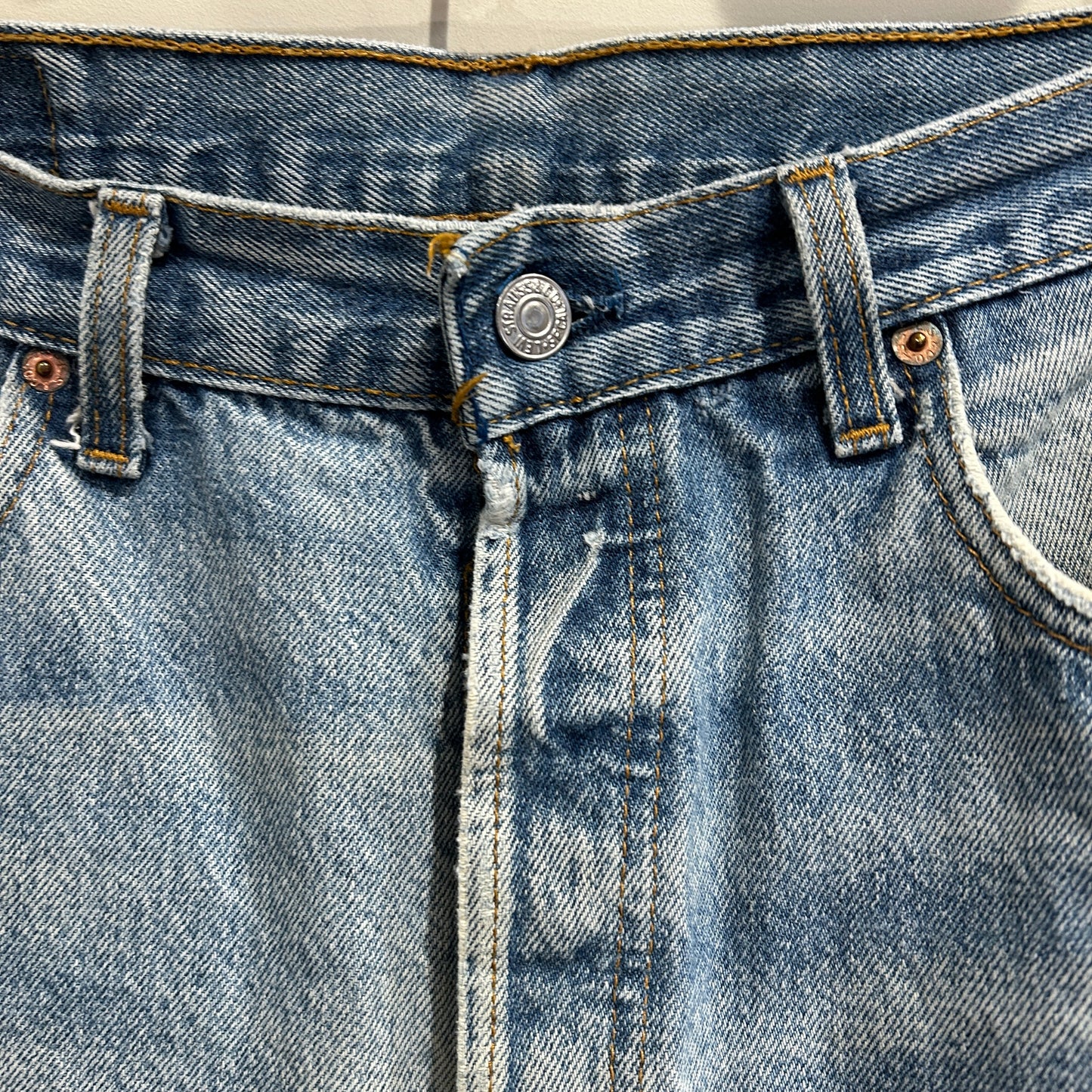 90's Levi's 501 リーバイス デニムパンツ USA製 青 (38×36)/A9706P-SO