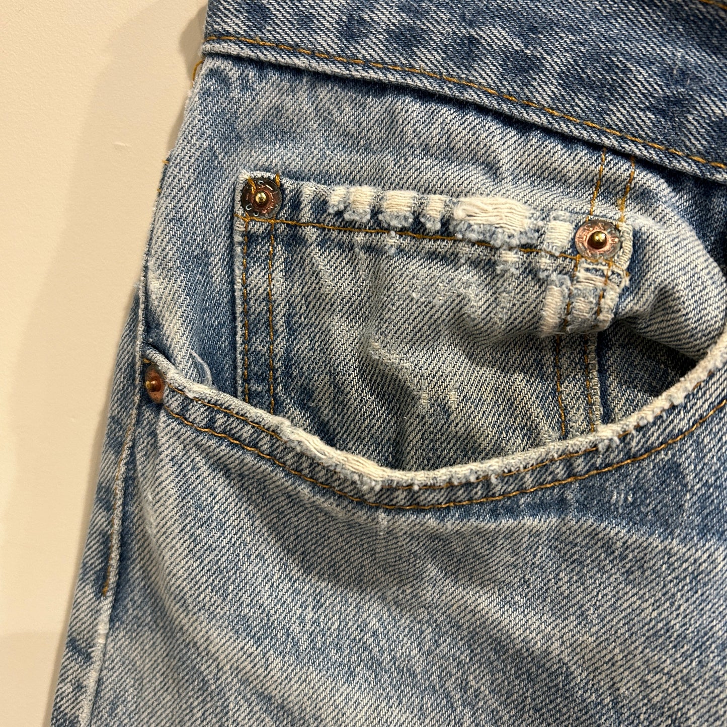 90's Levi's 501 リーバイス デニムパンツ USA製 青 (38×36)/A9706P-SO
