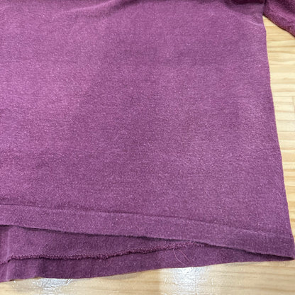 70's MASON "HiRAM & MORTIMER'S" Tシャツ えんじ (46-48)/A3799T-SO