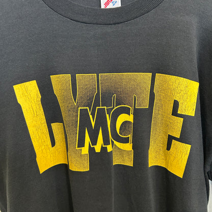 90's JERZEES MC LYTE ワールドツアーTシャツ 黒 (XL)/A3104T-SO