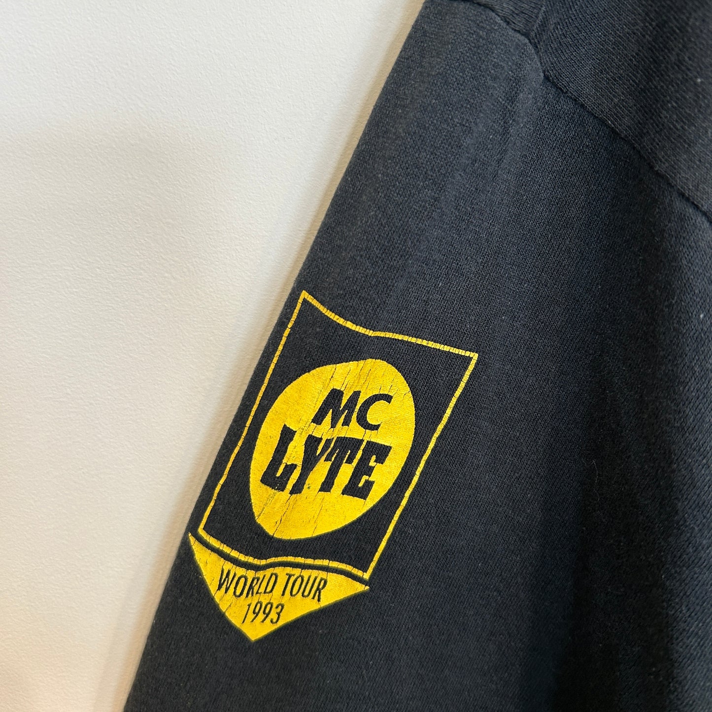 90's JERZEES MC LYTE ワールドツアーTシャツ 黒 (XL)/A3104T-SO