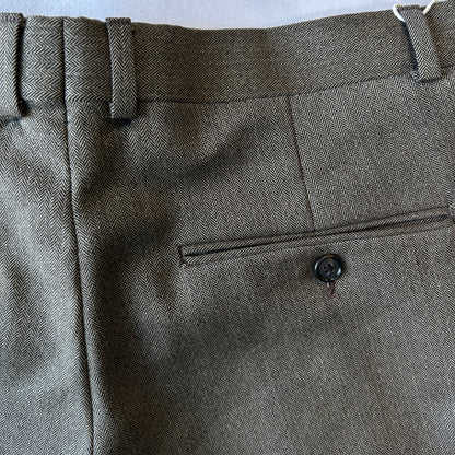 BUEBERRY LONDON バーバリー ２タックヘリンボーンスラックス /A9136P-SO