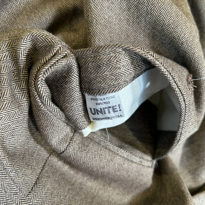 BUEBERRY LONDON バーバリー ２タックヘリンボーンスラックス /A9136P-SO