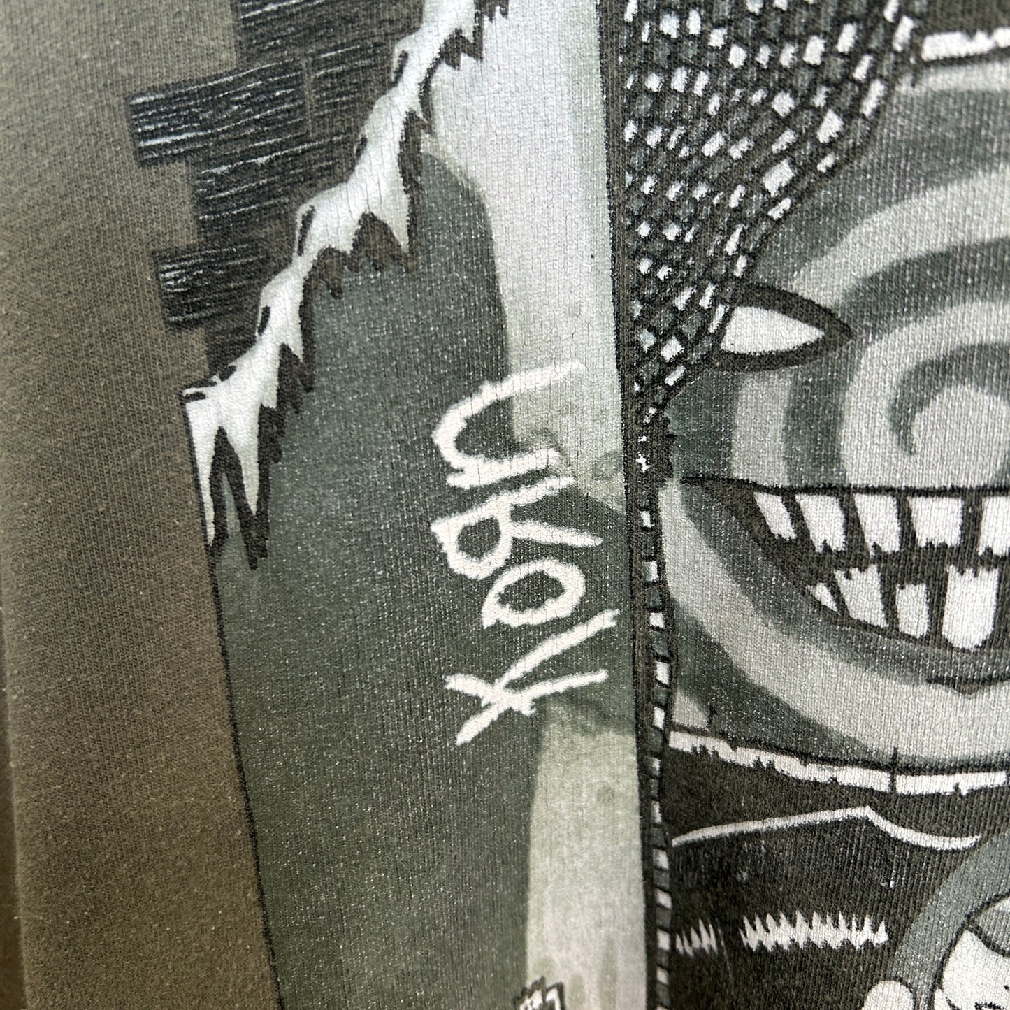 2002 Sundog Korn 5th Untouchables バンドTシャツ カーキ (XL)/A3057T-SO
