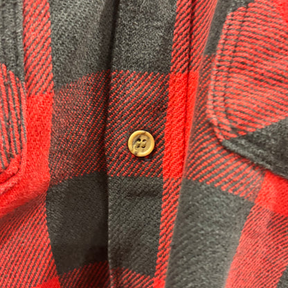 70's Big Mac ブロックチェックシャツ 赤黒 (S)/A8815S-SO