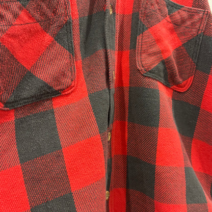70's Big Mac ブロックチェックシャツ 赤黒 (S)/A8815S-SO