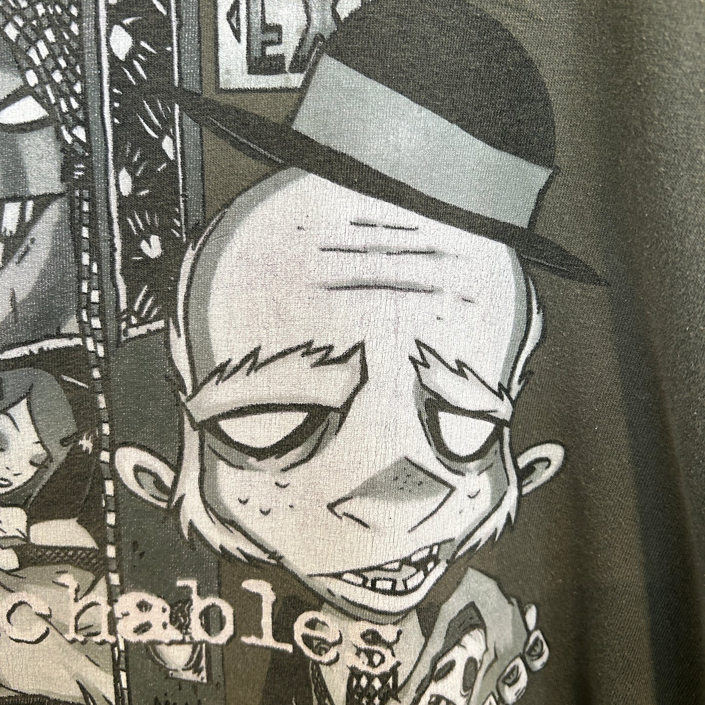 2002 Sundog Korn 5th Untouchables バンドTシャツ カーキ (XL)/A3057T-SO