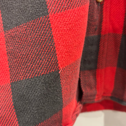 70's Big Mac ブロックチェックシャツ 赤黒 (S)/A8815S-SO