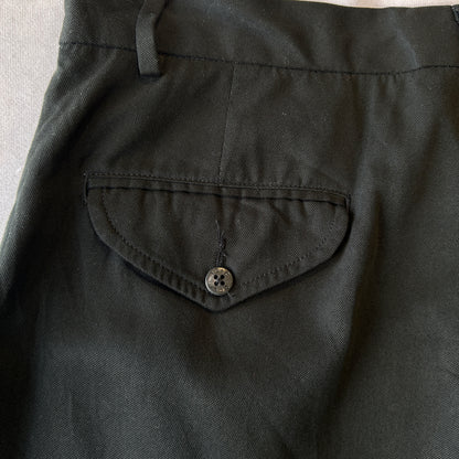 90's POLO GOLF ラルフローレン ２タックスラックス ポリエステル ブラック(33×32)/A4342P-SO