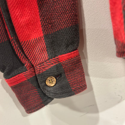 70's Big Mac ブロックチェックシャツ 赤黒 (S)/A8815S-SO