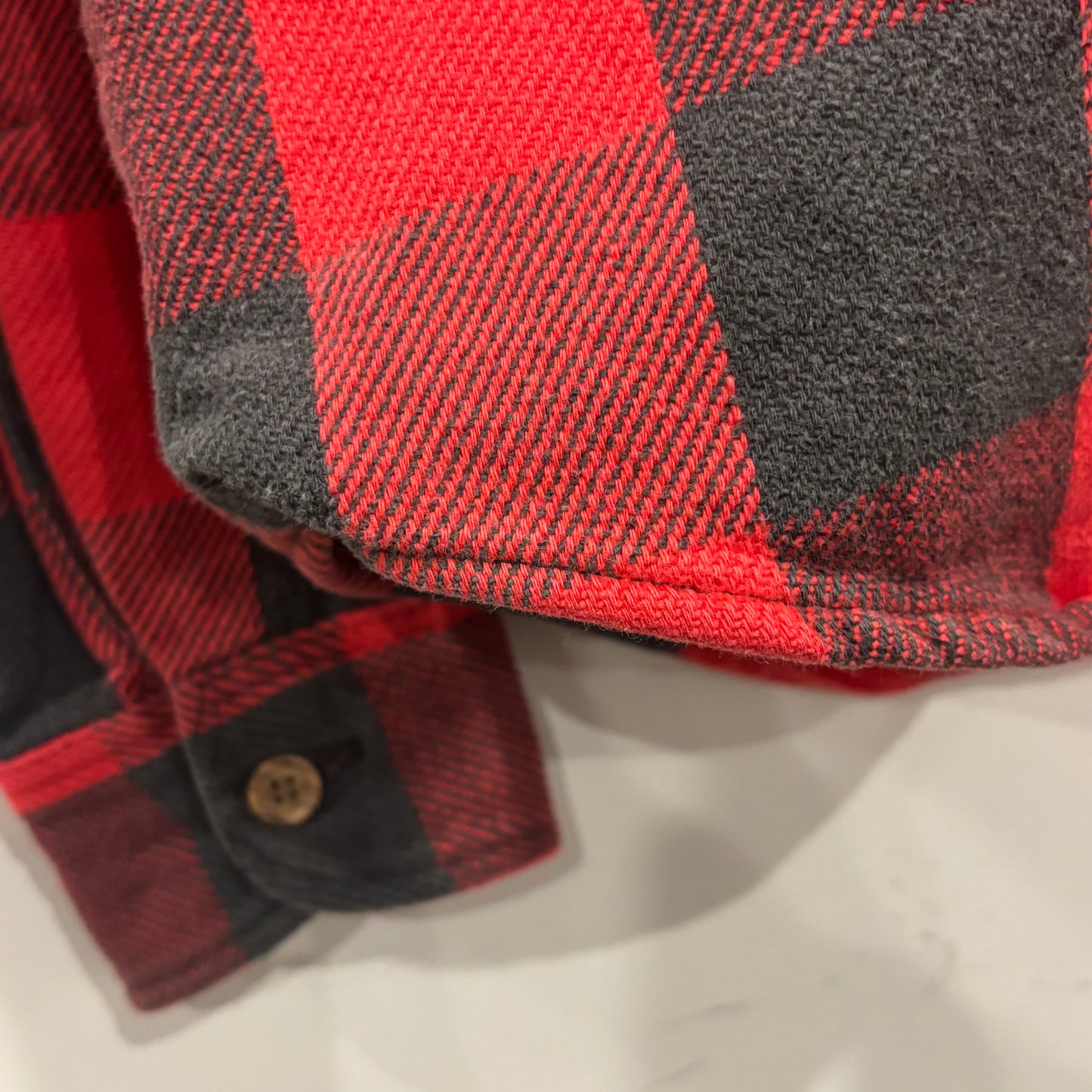 70's Big Mac ブロックチェックシャツ 赤黒 (S)/A8815S-SO