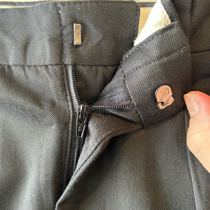 90's POLO GOLF ラルフローレン ２タックスラックス ポリエステル ブラック(33×32)/A4342P-SO