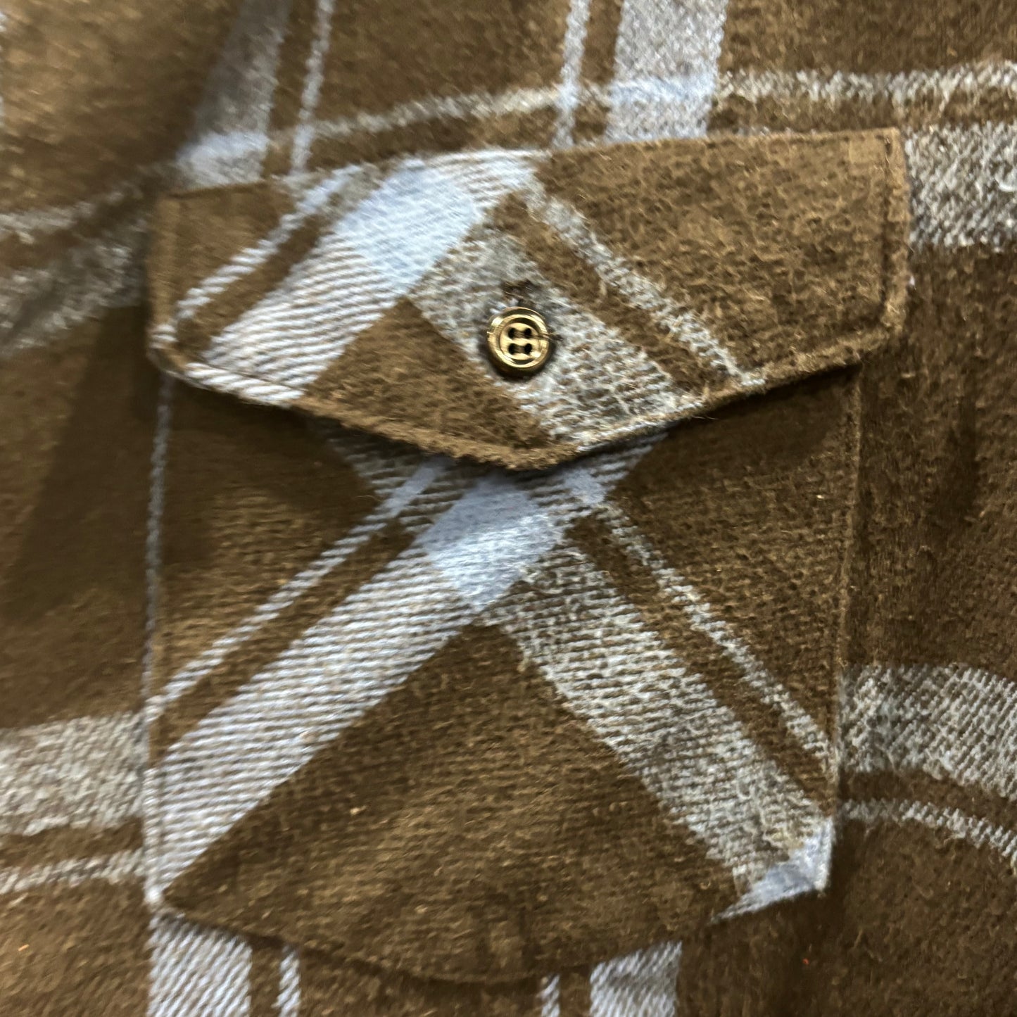 90's Codet フランネルチェックシャツ 青黒 (L)/A8947S-SO