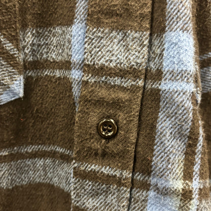 90's Codet フランネルチェックシャツ 青黒 (L)/A8947S-SO