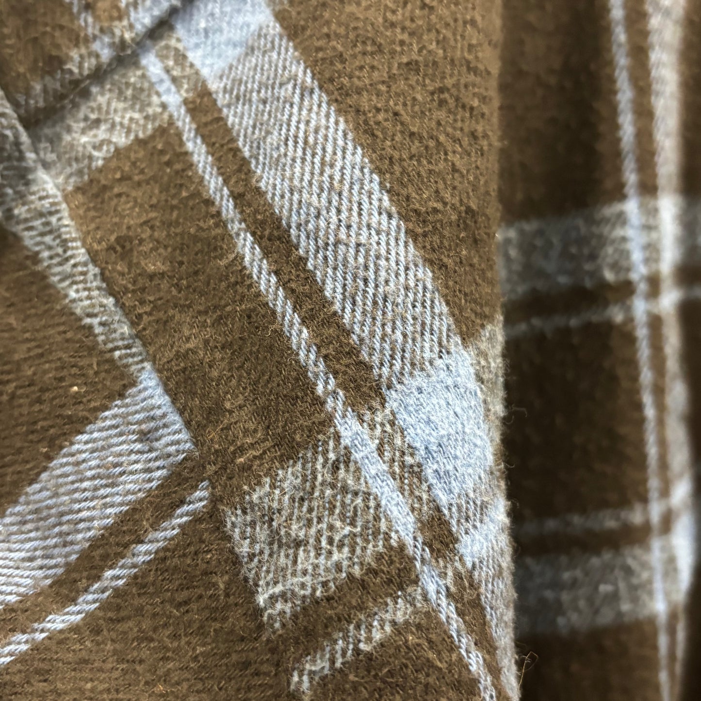 90's Codet フランネルチェックシャツ 青黒 (L)/A8947S-SO