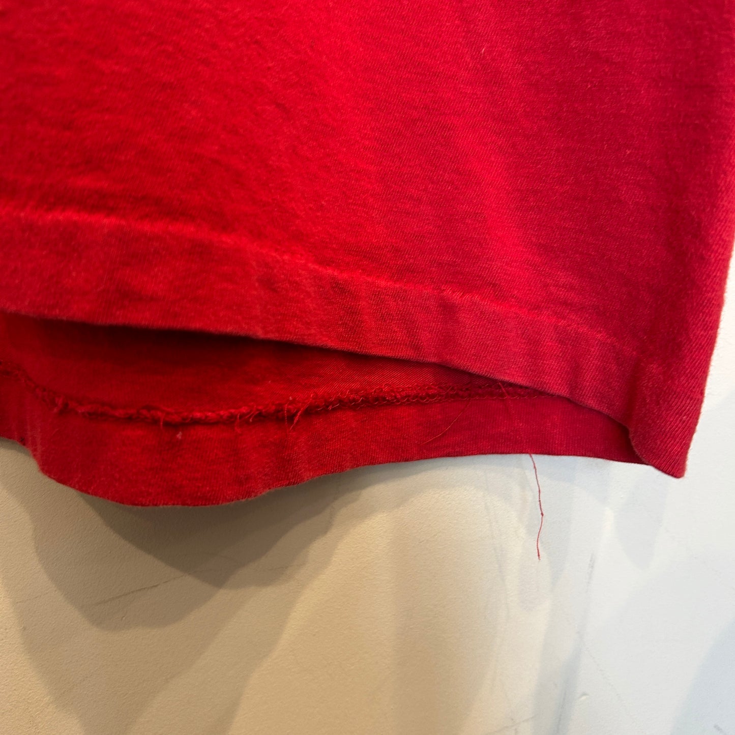 1992 Polo by Ralph Lauren スタジアムコレクション グラフィックTシャツ 赤 (M)/A4032T-SO