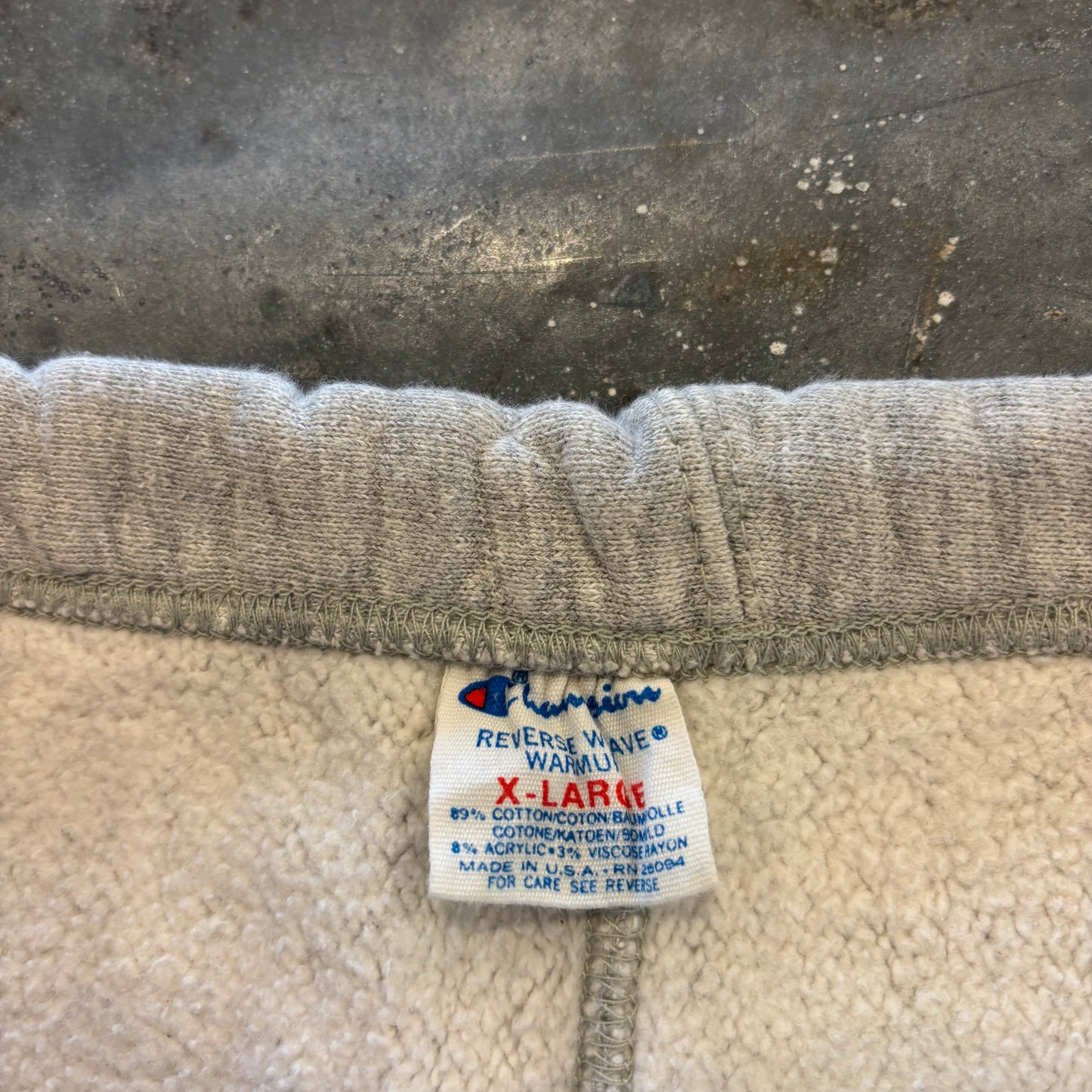 80's Champion チャンピオン REVERSE WEAVE リバースウィーブ スウェットパンツ グレー (XL) /B4221P-SO