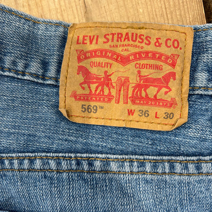 Levi's 569 デニムパンツ (36×30)/B0811P-SO