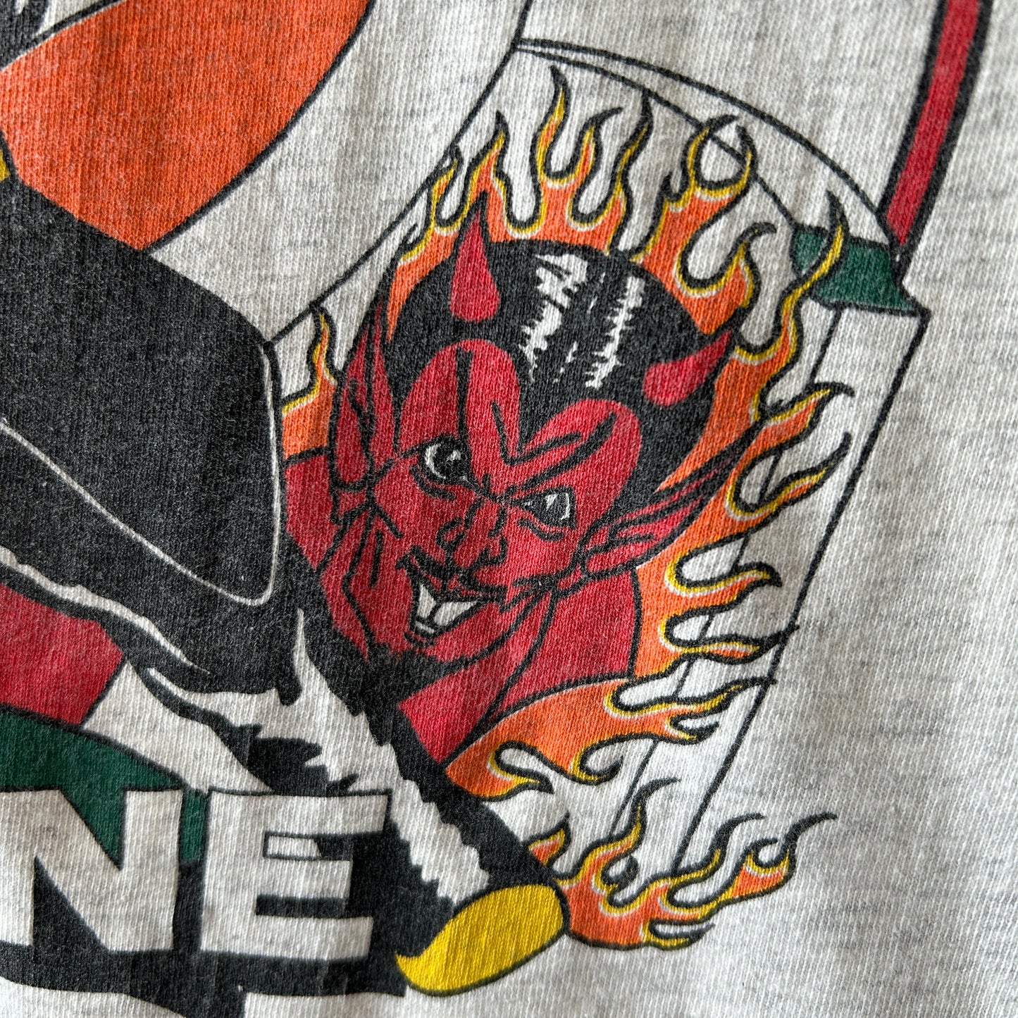 90's Changes FDNY(ニューヨーク市消防局) 第319消防隊 オオカミ Tシャツ (XL)/B2795T-SO