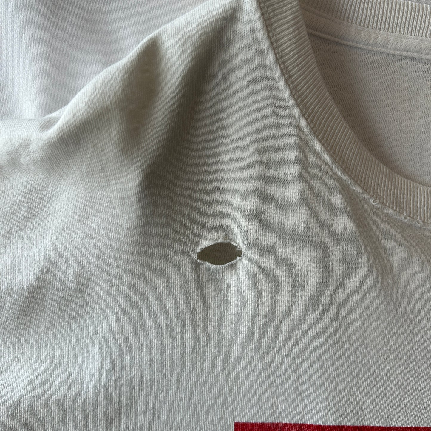 90's~00's Believe it. FUND FOR THE ARTS アートTシャツ 白(XL)/C1265T-SO