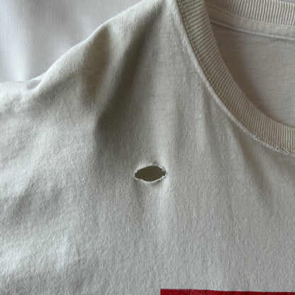 90's~00's Believe it. FUND FOR THE ARTS アートTシャツ 白(XL)/C1265T-SO