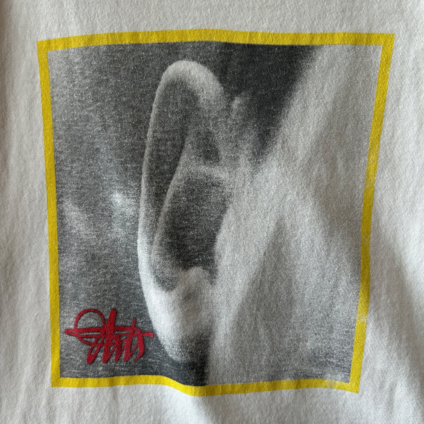 90's~00's Believe it. FUND FOR THE ARTS アートTシャツ 白(XL)/C1265T-SO