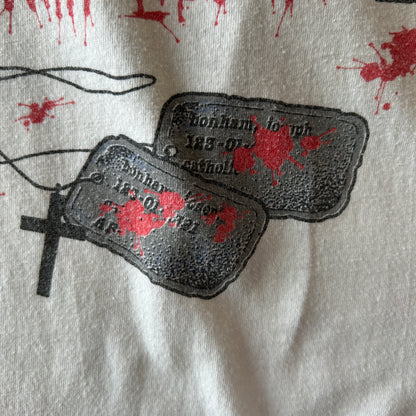 80's Metallica × Pushead メタリカ 『One』プロモTシャツ バンドT パスヘッド (L)/A8529T-SO