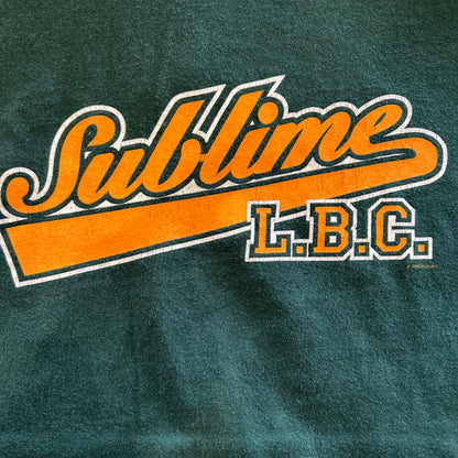 00's Sublime L.B.C サブライム ロゴTシャツ 緑(XL)/A7256T-SO