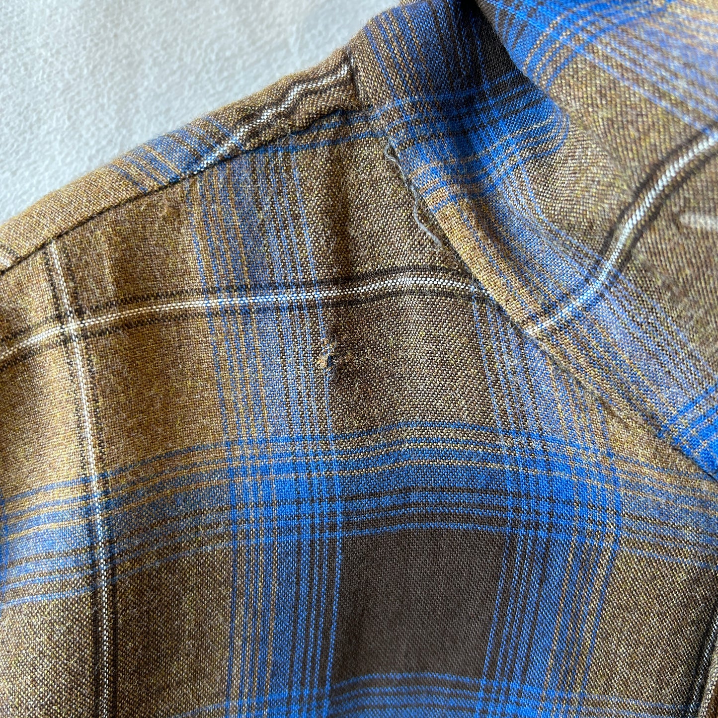 70's Chevella by Arrow レーヨン オンブレチェックシャツ (M)/A9198SH-SO