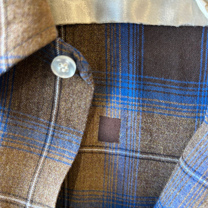 70's Chevella by Arrow レーヨン オンブレチェックシャツ (M)/A9198SH-SO