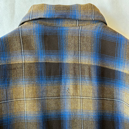 70's Chevella by Arrow レーヨン オンブレチェックシャツ (M)/A9198SH-SO