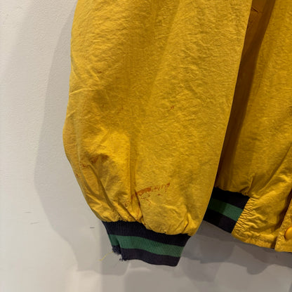 "お客様お問い合わせ商品"90's GAP Nylon × Sweat Varsity Jacket マスタードイエロー (S)/A9881H-SO