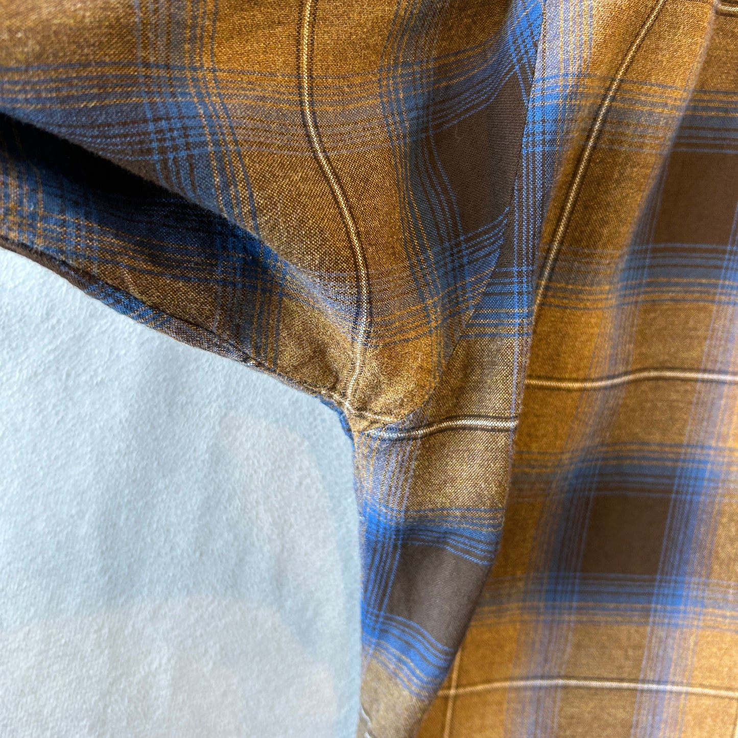 70's Chevella by Arrow レーヨン オンブレチェックシャツ (M)/A9198SH-SO