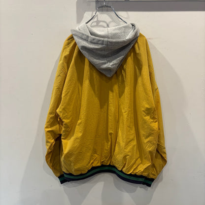 "お客様お問い合わせ商品"90's GAP Nylon × Sweat Varsity Jacket マスタードイエロー (S)/A9881H-SO
