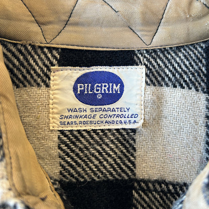 60's PILGRIM ピルグリム バッファローチェックシャツ マチ付き ブロックチェック　/C0626SH-SO