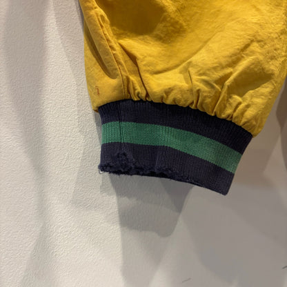 "お客様お問い合わせ商品"90's GAP Nylon × Sweat Varsity Jacket マスタードイエロー (S)/A9881H-SO