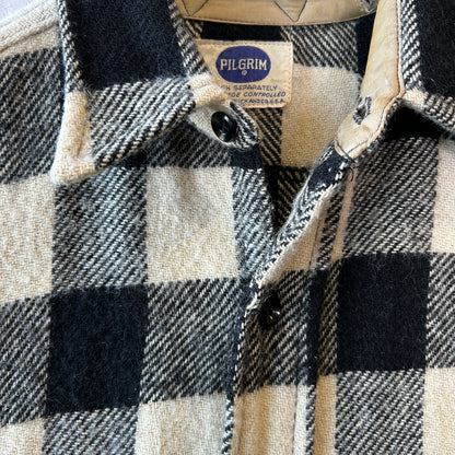 60's PILGRIM ピルグリム バッファローチェックシャツ マチ付き ブロックチェック　/C0626SH-SO
