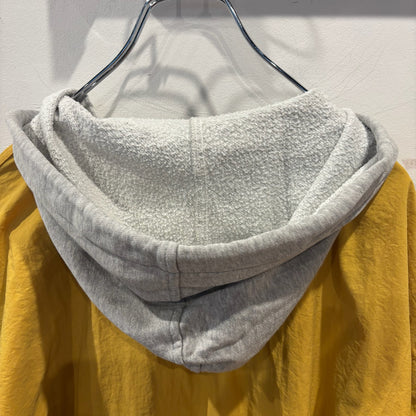 "お客様お問い合わせ商品"90's GAP Nylon × Sweat Varsity Jacket マスタードイエロー (S)/A9881H-SO