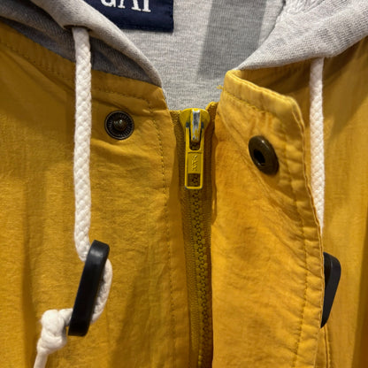 "お客様お問い合わせ商品"90's GAP Nylon × Sweat Varsity Jacket マスタードイエロー (S)/A9881H-SO