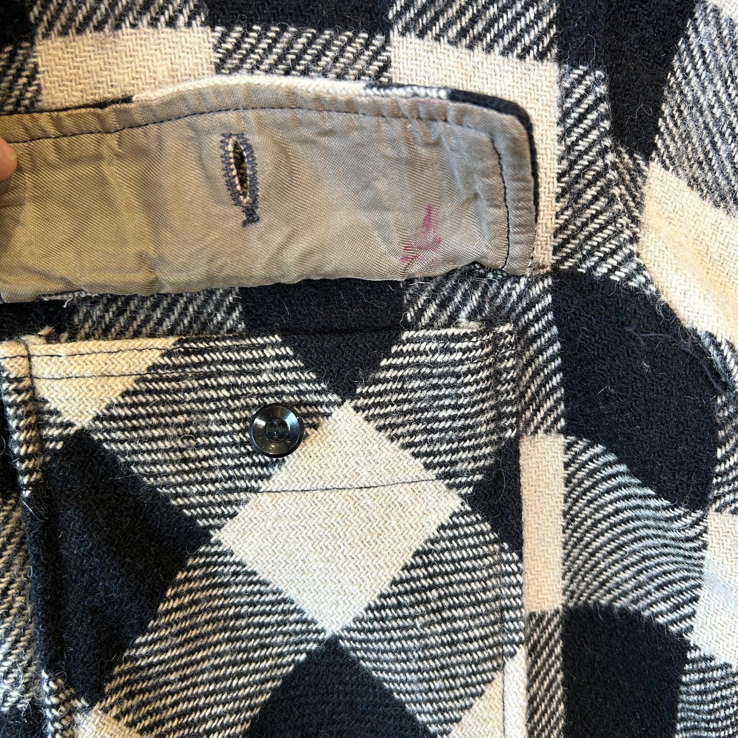 60's PILGRIM ピルグリム バッファローチェックシャツ マチ付き ブロックチェック　/C0626SH-SO