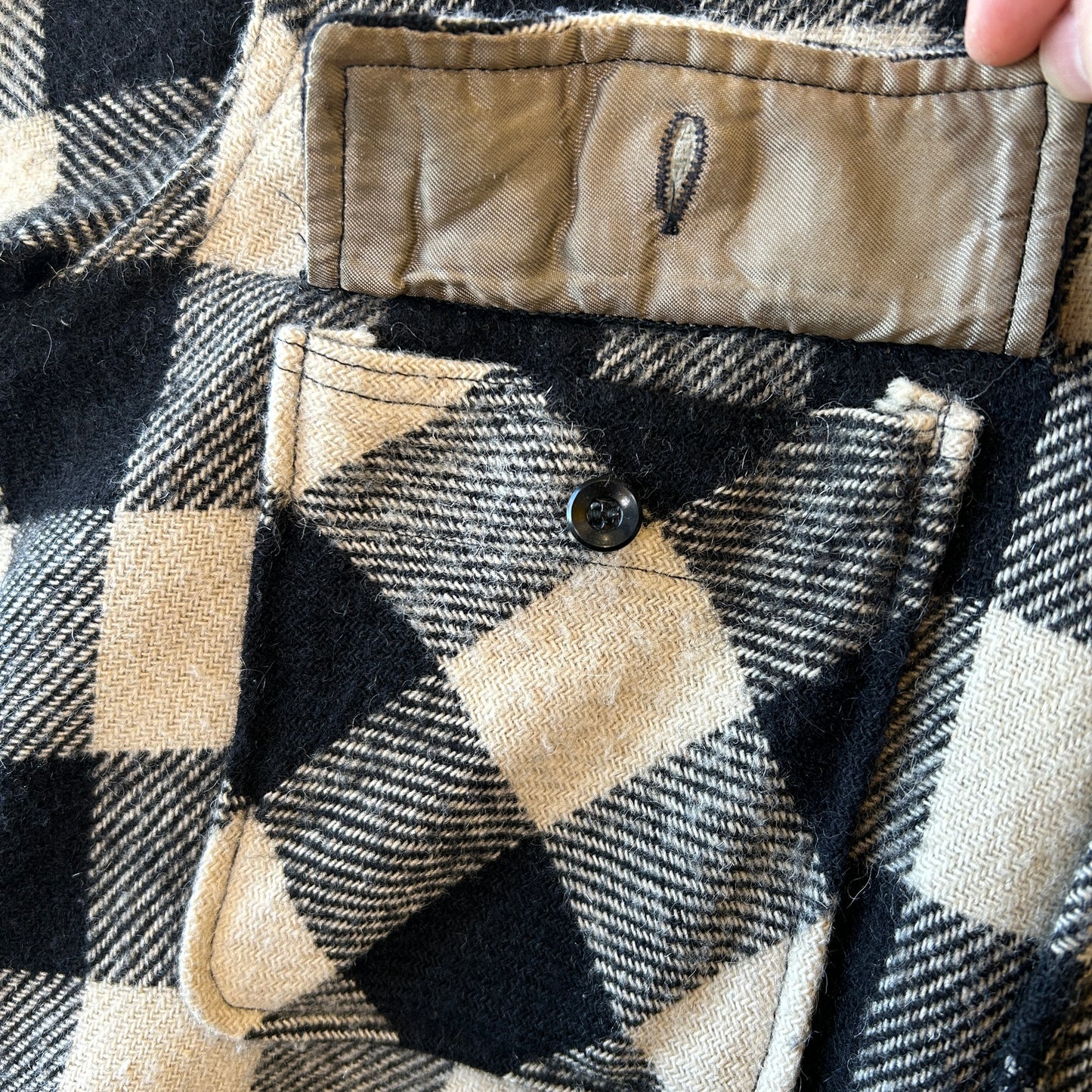 60's PILGRIM ピルグリム バッファローチェックシャツ マチ付き ブロックチェック　/C0626SH-SO