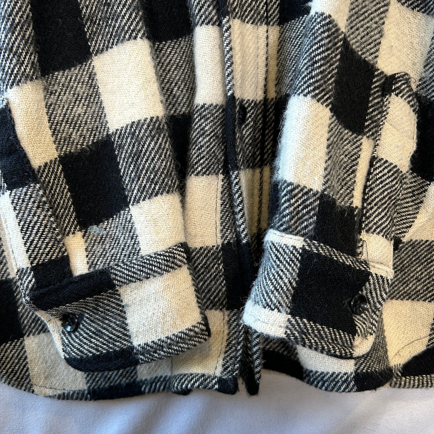 60's PILGRIM ピルグリム バッファローチェックシャツ マチ付き ブロックチェック　/C0626SH-SO