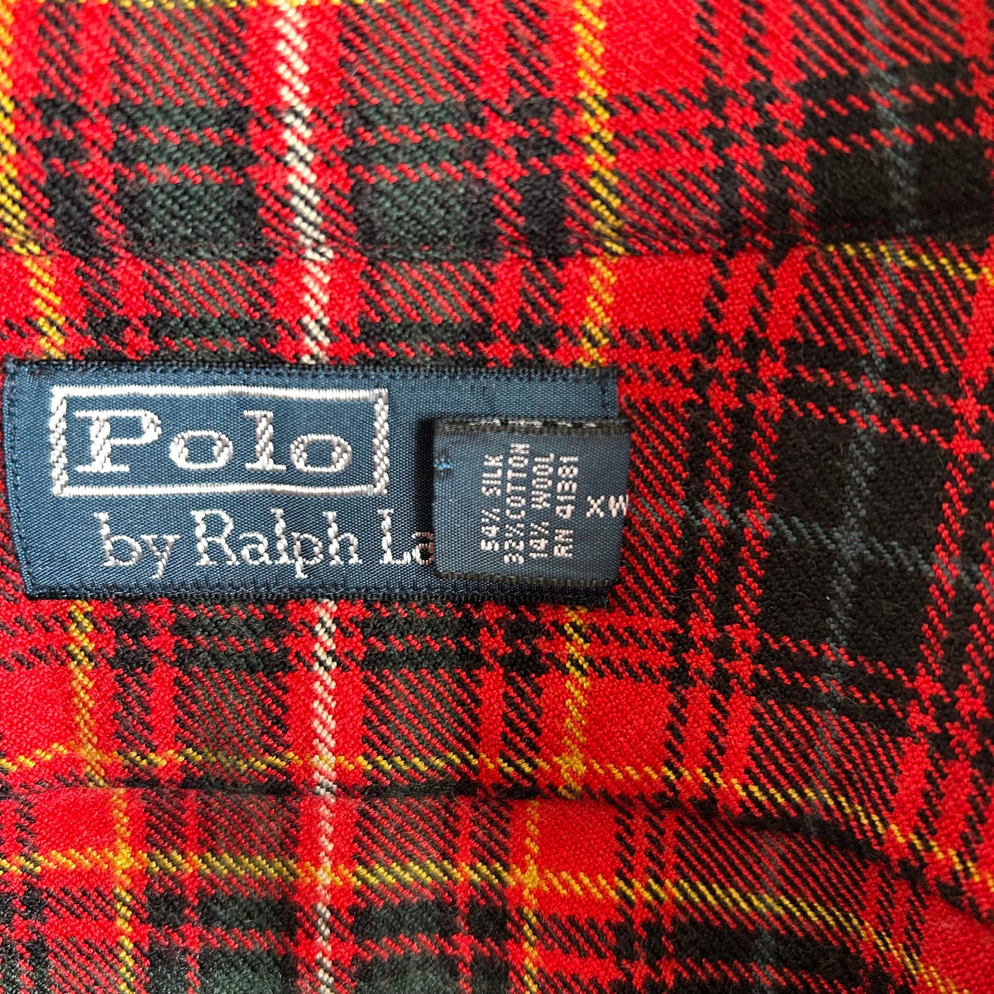 00's Polo Ralph Lauren ネルシャツ (XL)/A0978SH-SO