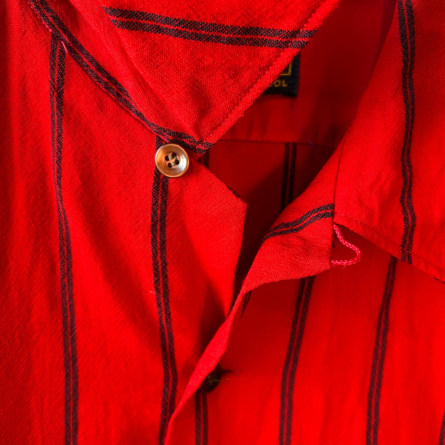 60's Sir Pendleton ペンドルトン ウールストライプシャツ レッド/ネイビー(L)/C0374SH-SO