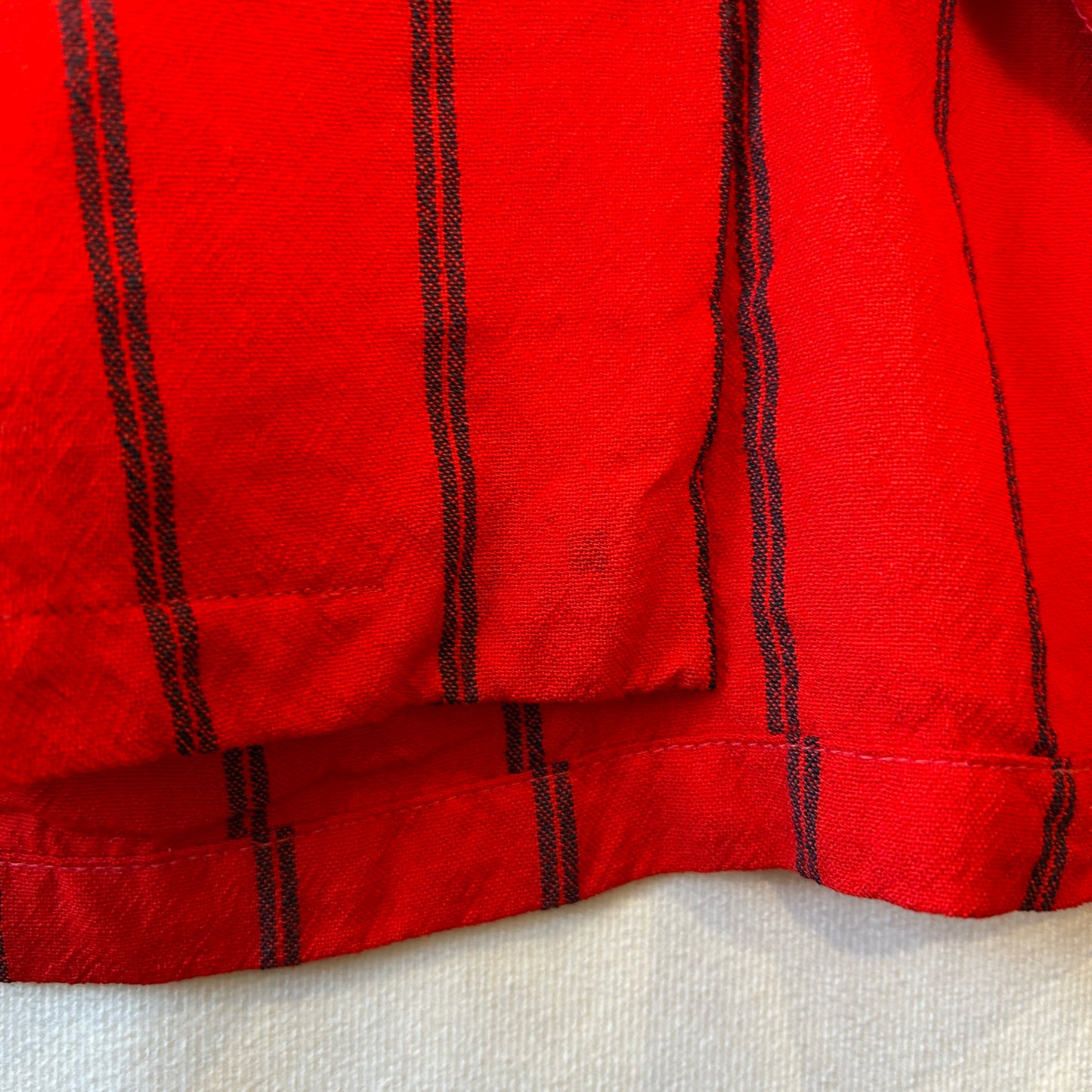 60's Sir Pendleton ペンドルトン ウールストライプシャツ レッド/ネイビー(L)/C0374SH-SO