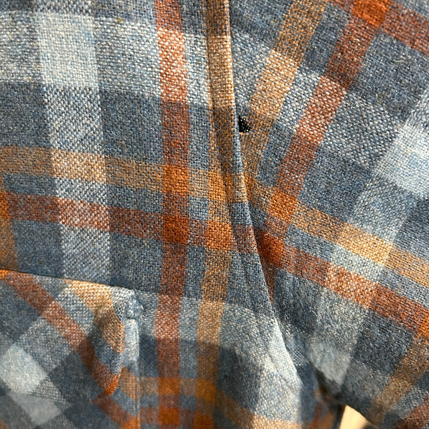 70's Pendleton ペンドルトン ボードシャツ オープンカラー 青(XL)/A8244SH-SO